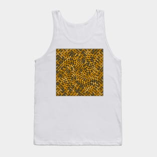 Twisted Metaballs Pattern (Gold) Tank Top